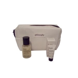 Philosophy Purity Made Simple Hope In A Jar And Zip Up Skincare Travel Bag